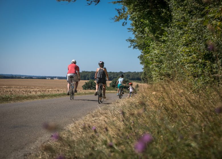 Groene weg van de Bois Francs