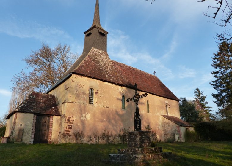 In de buurt van Chaise-Dieu