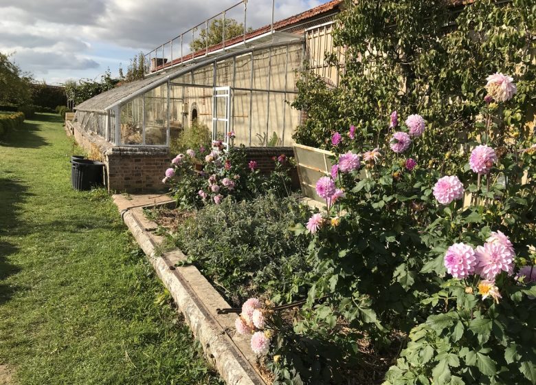 Vegetable garden of the Domaine de Chambray